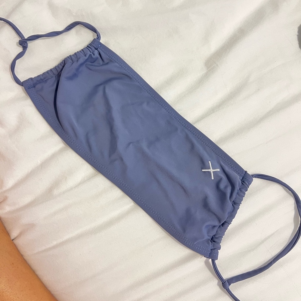 boutine la top navy blue